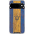Barbados Flag Dark Wood Google Pixel 10 Clear Case